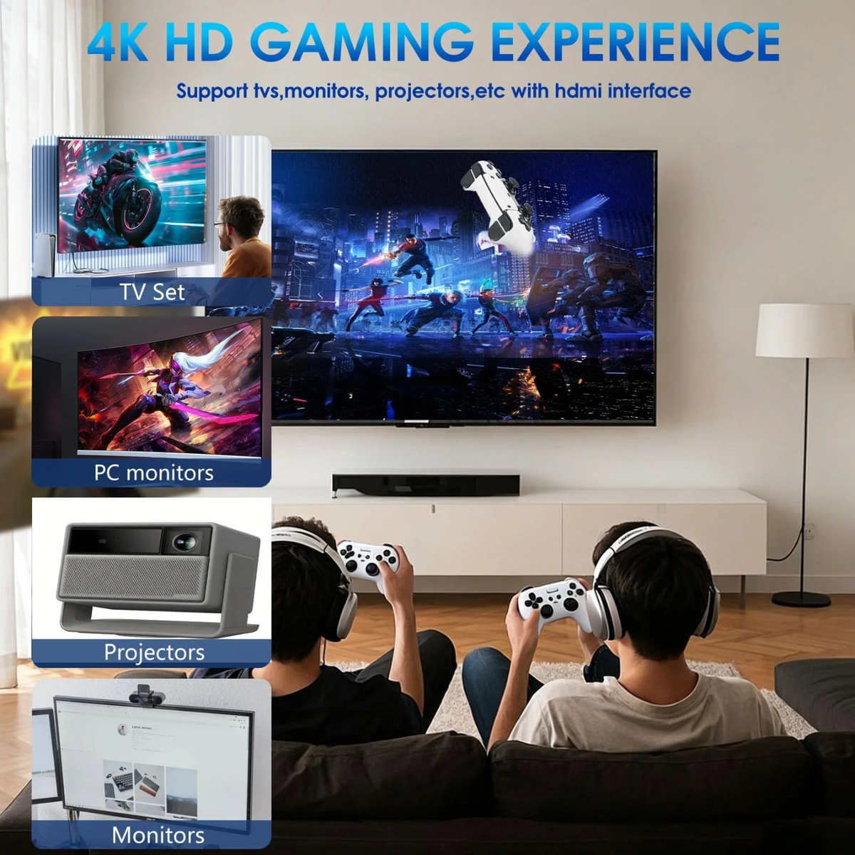 🎮 GameBox Retro 4K – Console de Jeux Sans Fil 20 000+ Jeux Intégrés.