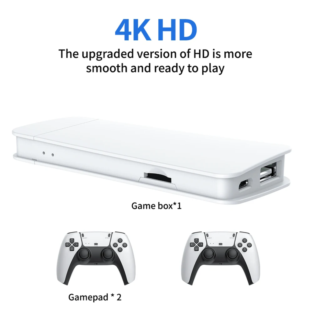 🎮 GameBox Retro 4K – Console de Jeux Sans Fil 20 000+ Jeux Intégrés.