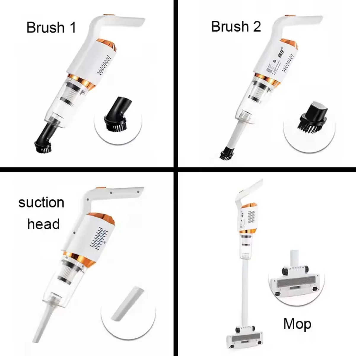 Aspirateur Sans Fil 3-en-1 Rechargeable.