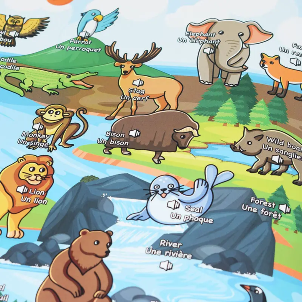 KidSpeak™ – Livre Sonore Éducatif Bilingue 🇫🇷🇬🇧