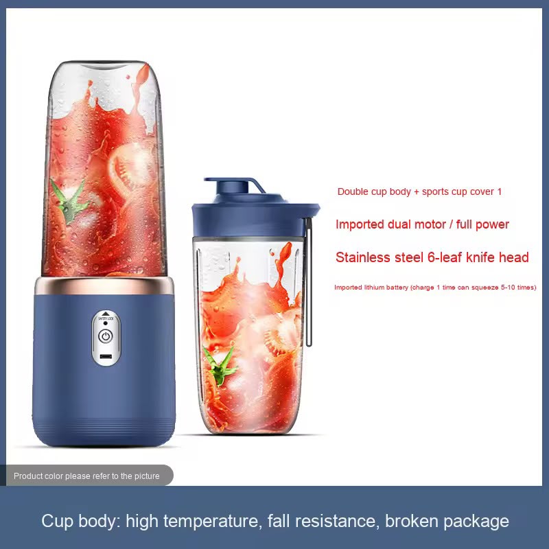 Mixeur de fruits Portable Rechargeable 2-en-1