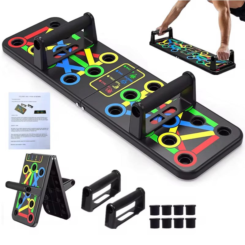 💪 PushForce Pro™ | Planche de Pompes Multifonction 14-en-1.